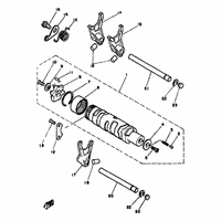 SCHALTNOCKE & SCHALTGABEL