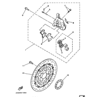 VORDERRAD BREMSSATTEL