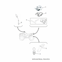 WVTA ELECTRICAL, TOW HITCH, MIRROR BRKT