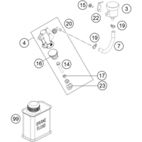 BETÄTIGUNG HINTERBREMSE