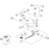 BETÄTIGUNG HINTERBREMSE