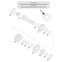 TRANSMISSION I - MAIN SHAFT
