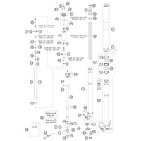 FRONT FORK DISASSEMBLED