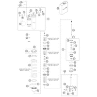 SHOCK ABSORBER DISASSEMBLED