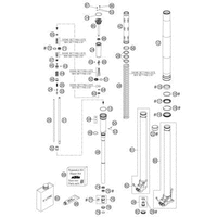 FRONT FORK DISASSEMBLED