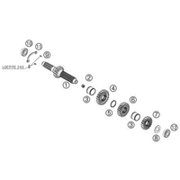 TRANSMISSION I - MAIN SHAFT