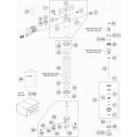 SHOCK ABSORBER DISASSEMBLED