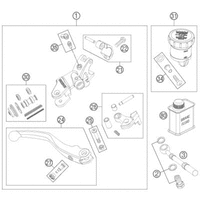 BETÄTIGUNG VORDERBREMSE