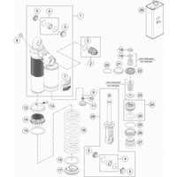 SHOCK ABSORBER DISASSEMBLED