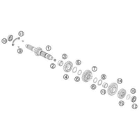 TRANSMISSION I - MAIN SHAFT