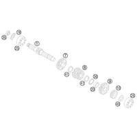 TRANSMISSION I - MAIN SHAFT