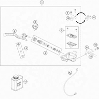 BETÄTIGUNG VORDERBREMSE