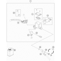 BETÄTIGUNG VORDERBREMSE