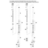 FRONT FORK DISASSEMBLED