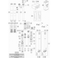 FRONT FORK DISASSEMBLED