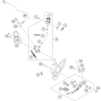 BETÄTIGUNG HINTERBREMSE