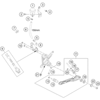 BETÄTIGUNG HINTERBREMSE