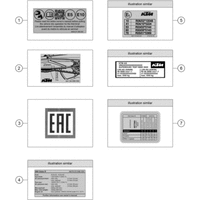 TECHNISCHE INFO AUFKLEBER