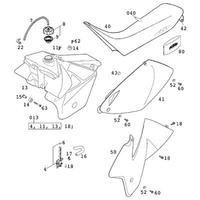 KRAFTSTOFFTANK / SITZBANK  / SPOILER