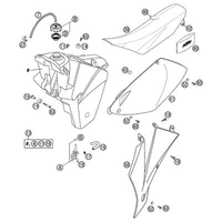 KRAFTSTOFFTANK / SITZBANK  / SPOILER