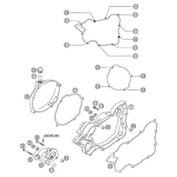 KUPPLUNGSDECKEL / WASSERPUMPENDECKEL