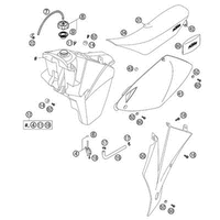 KRAFTSTOFFTANK / SITZBANK  / SPOILER