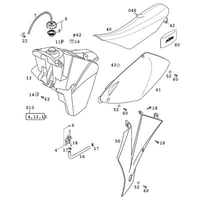 KRAFTSTOFFTANK / SITZBANK  / SPOILER