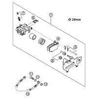 HINTERER BREMSSATTEL