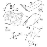 KRAFTSTOFFTANK / SITZBANK  / SPOILER