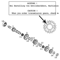 GETRIEBE / KUPPLUNGSWELLE
