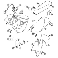 KRAFTSTOFFTANK / SITZBANK  / SPOILER