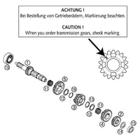 GETRIEBE / KUPPLUNGSWELLE