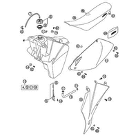 KRAFTSTOFFTANK / SITZBANK  / SPOILER