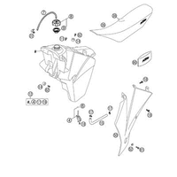 KRAFTSTOFFTANK / SITZBANK  / SPOILER