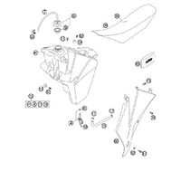 KRAFTSTOFFTANK / SITZBANK  / SPOILER