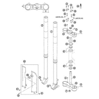 VORDERRADGABEL / STEUERKOPF