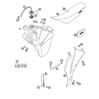 KRAFTSTOFFTANK / SITZBANK  / SPOILER