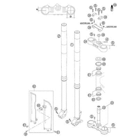 VORDERRADGABEL / STEUERKOPF