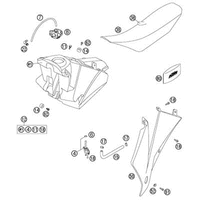 KRAFTSTOFFTANK / SITZBANK  / SPOILER