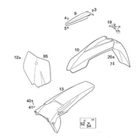 VERKLEIDUNGSTEILE / KOTFLUEGEL
