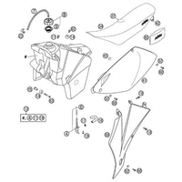 KRAFTSTOFFTANK / SITZBANK  / SPOILER