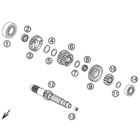 GETRIEBE I - ANTRIEBSWELLE