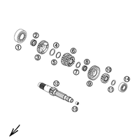 GETRIEBE I - ANTRIEBSWELLE
