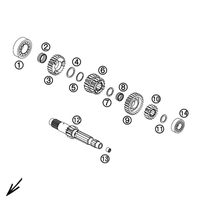 GETRIEBE I - ANTRIEBSWELLE