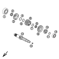 GETRIEBE I - ANTRIEBSWELLE