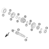 GETRIEBE I - ANTRIEBSWELLE