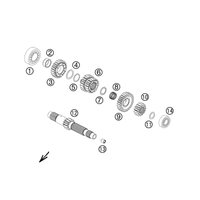 GETRIEBE I - ANTRIEBSWELLE