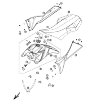 TANK, SITZBANK, VERKLEIDUNG