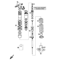 FEDERBEIN VORNE ZERLEGT