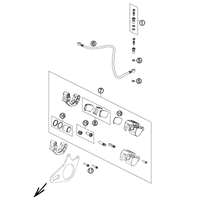 HINTERER BREMSSATTEL